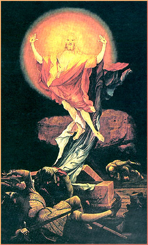 The Resurrection by Grunewald